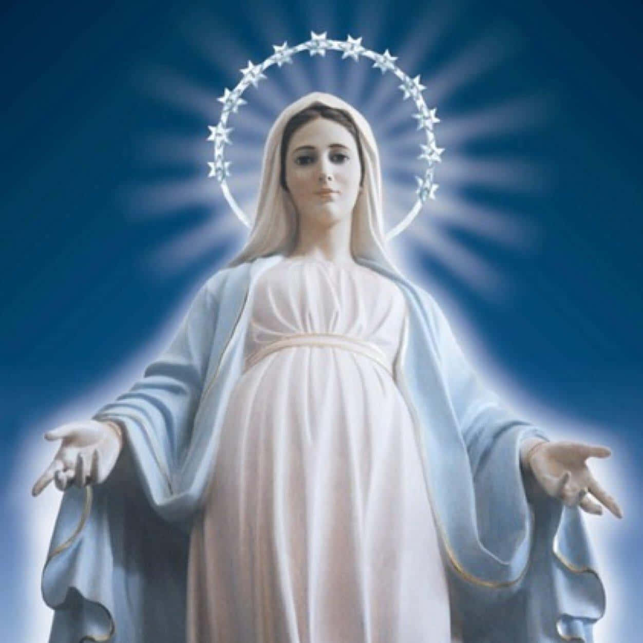 Mother Mary - A Pillar Of Strength Wallpaper