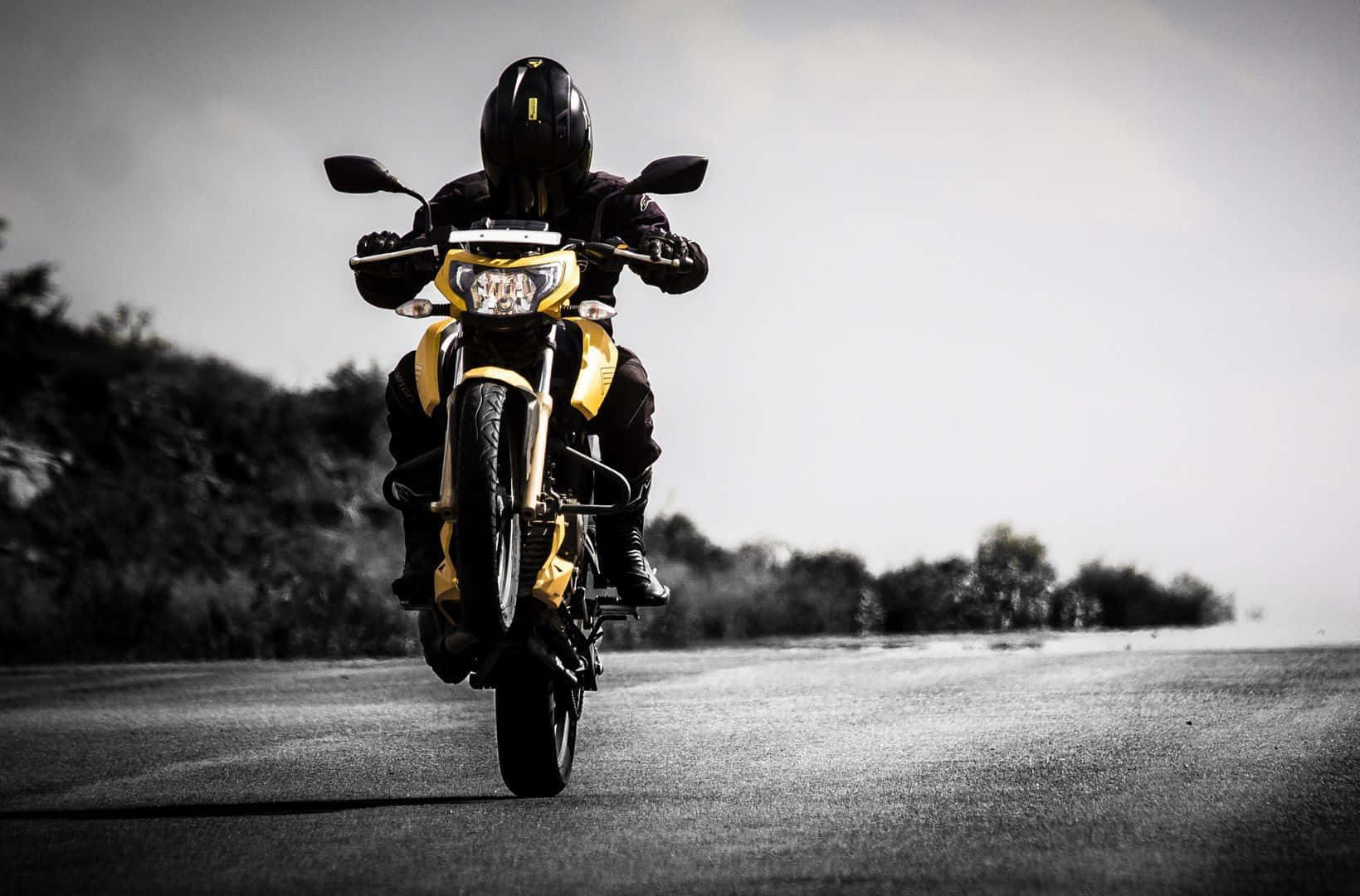 Motorcycle Speed Demonon Highway Wallpaper