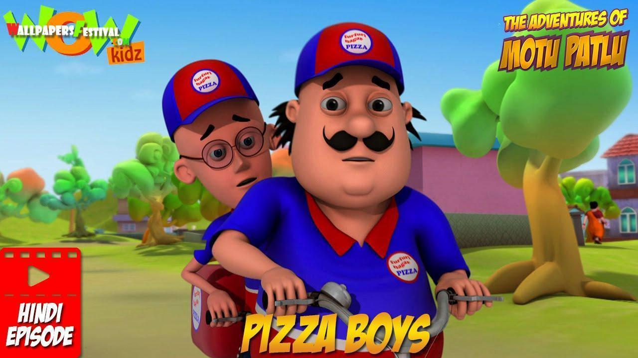 Motu Patlu Pizza Boys Wallpaper