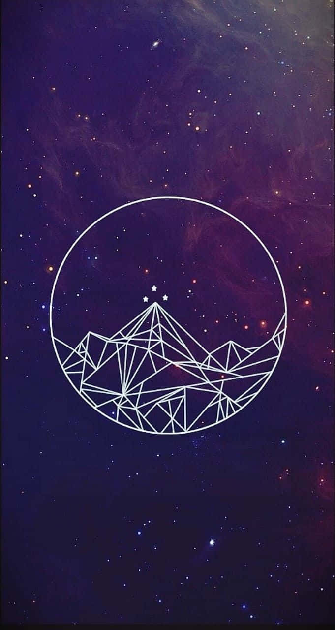 Mountain Icon On Galaxy Acotar Wallpaper