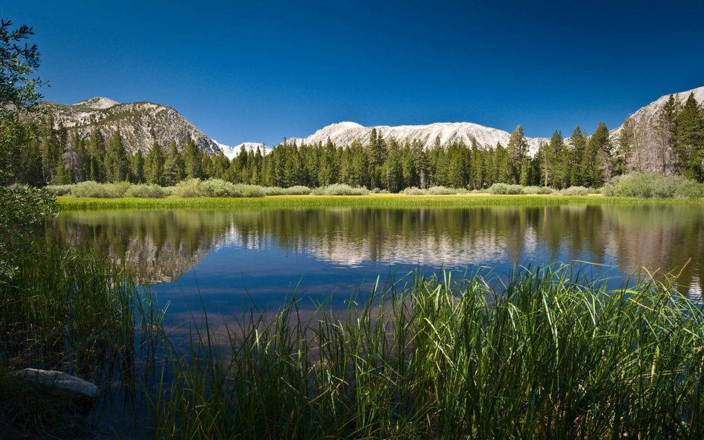 Mountain Lake 3d Desktop Wallpaper
