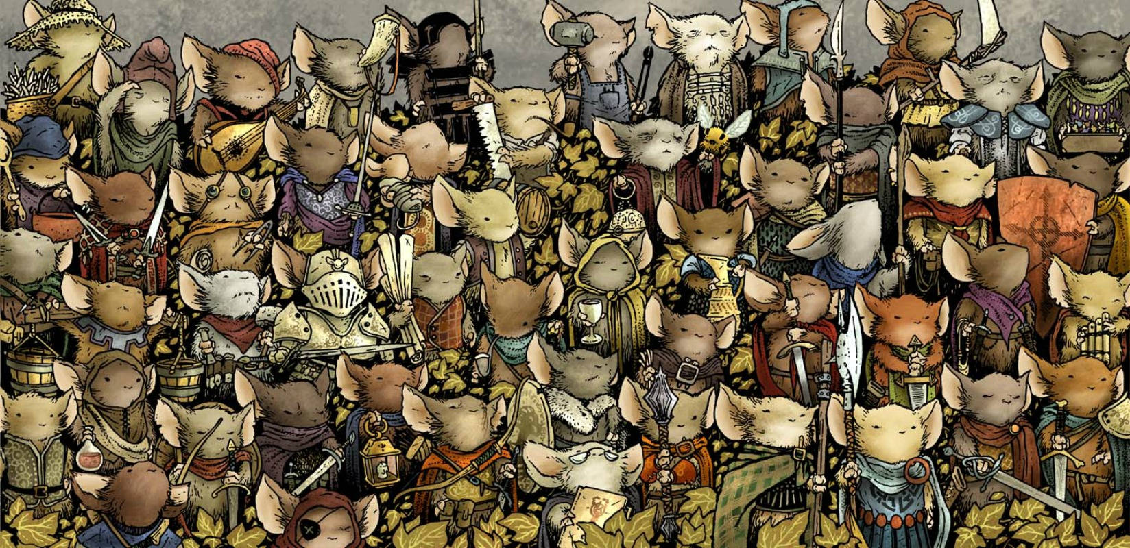 Mouse Warriors Illustration Wallpaper