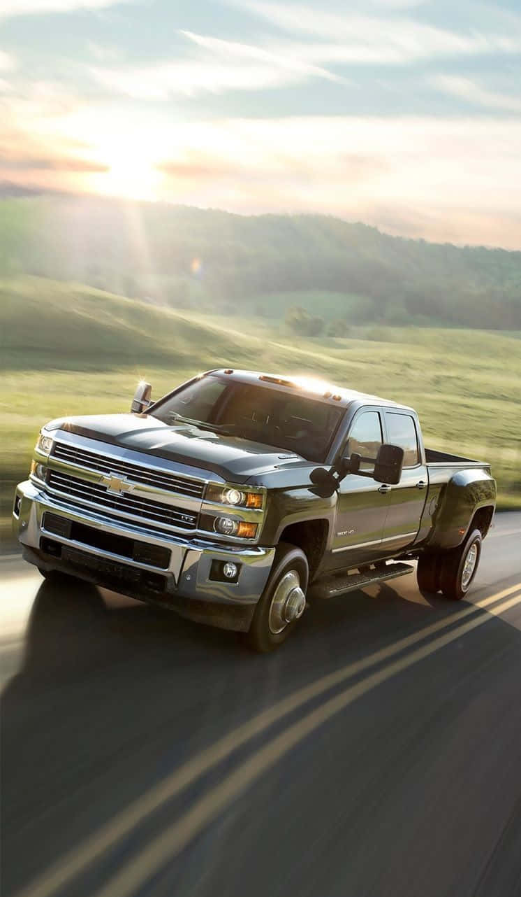 Moving Low Truck Wallpaper