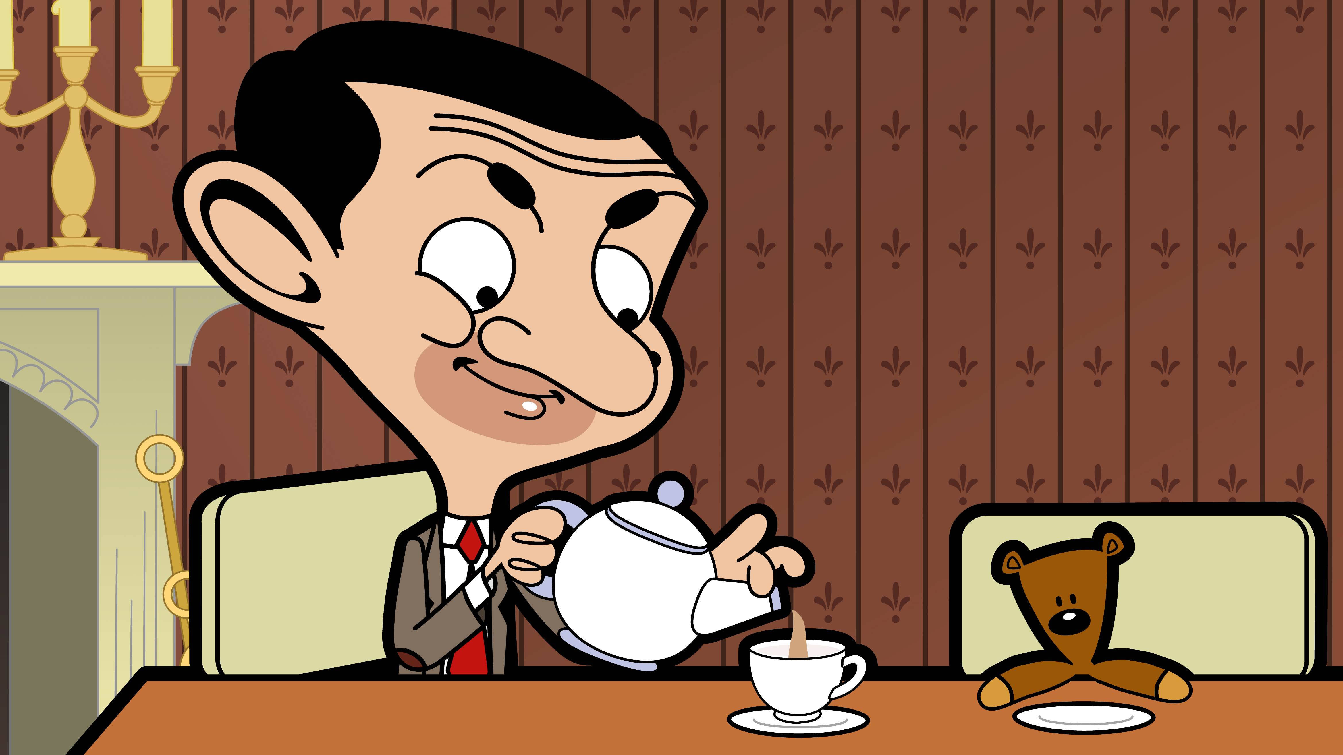 Mr Bean 4k Tea Wallpaper