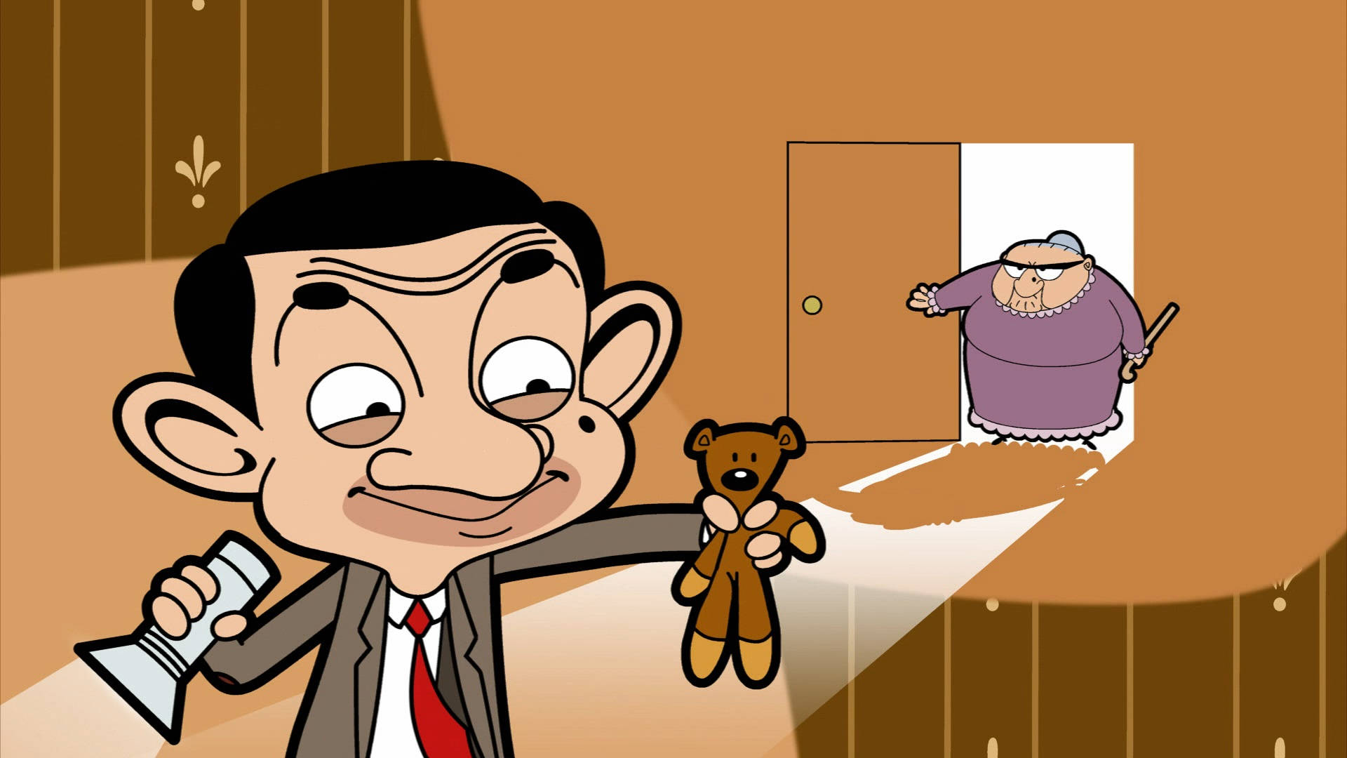Download Mr. Bean Hip Pose Wallpaper | Wallpapers.com