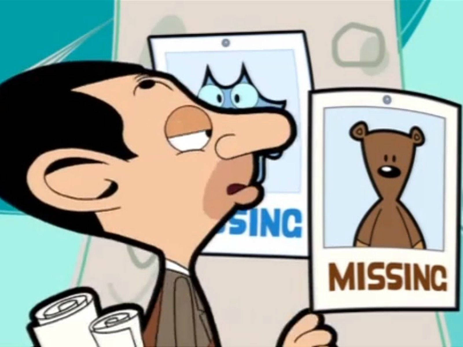 Mr. Bean Cartoon Missing Pet Wallpaper