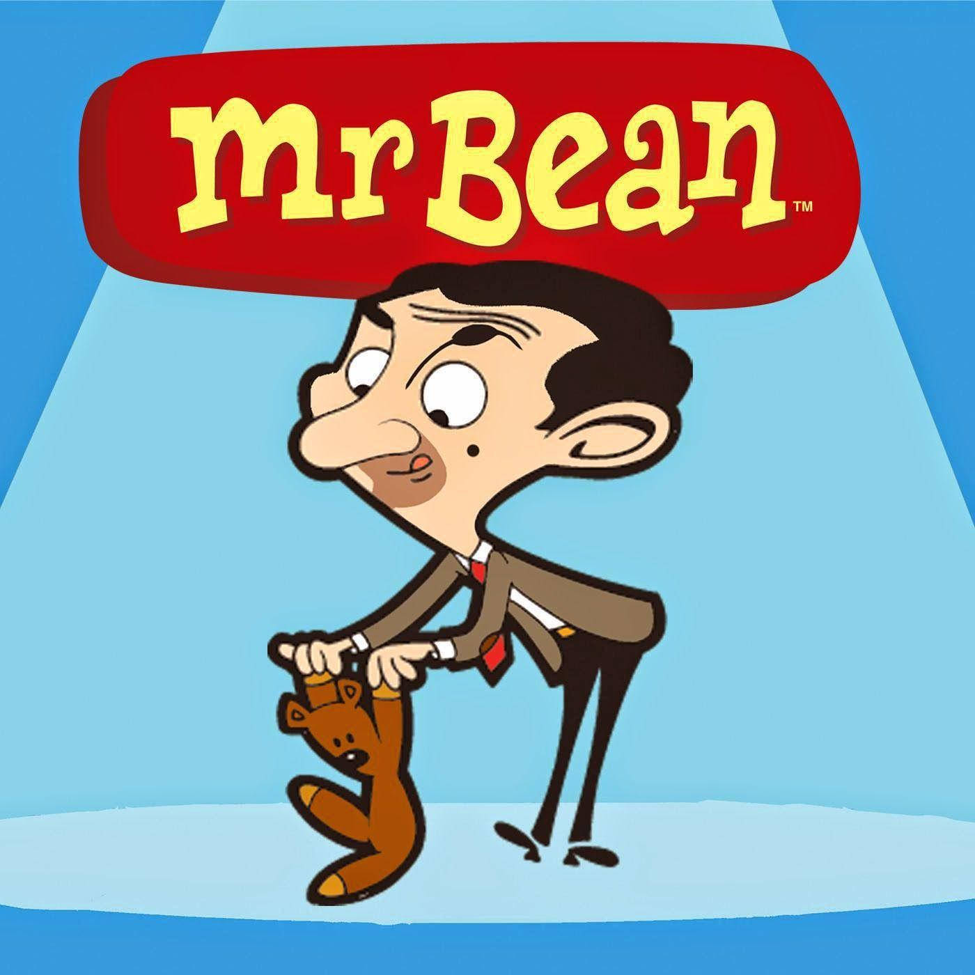Mr. Bean Cartoon Teddy Bear Wallpaper