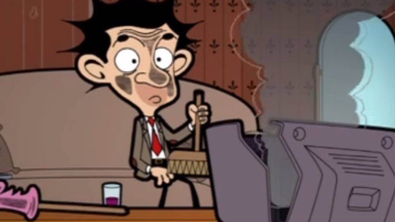 Mr. Bean Cartoon Tv Wallpaper