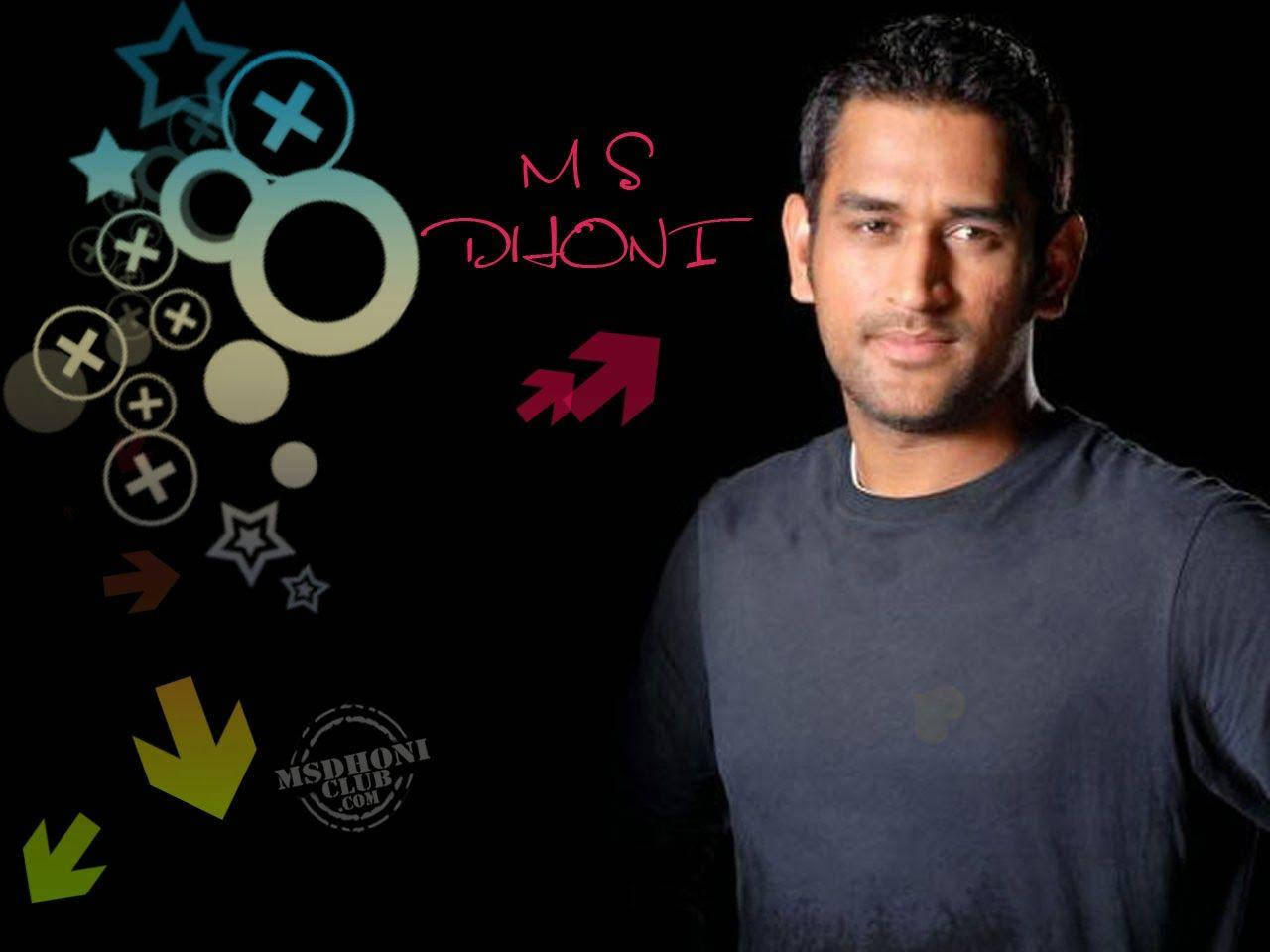 Ms Dhoni Stylised Poster Wallpaper