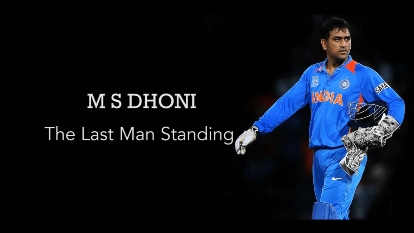 Ms Dhoni The Last Man Standing Wallpaper