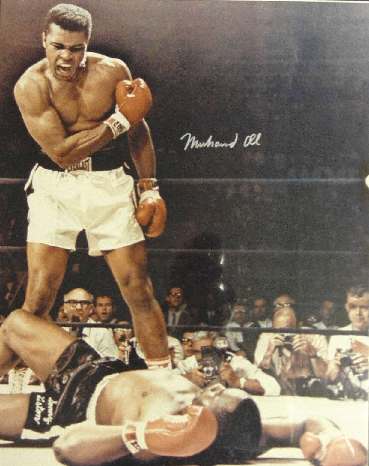 Muhammad Ali In Sepia Wallpaper