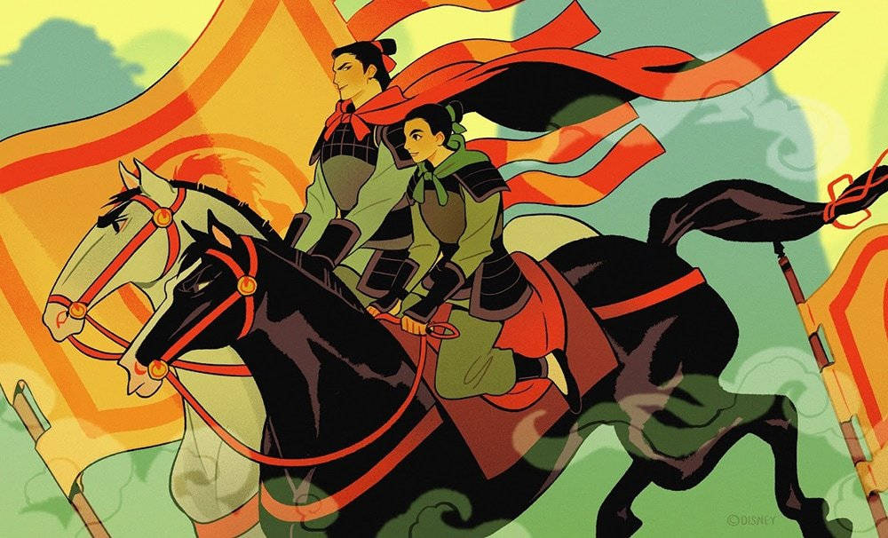 Mulan And Li Shang Wallpaper