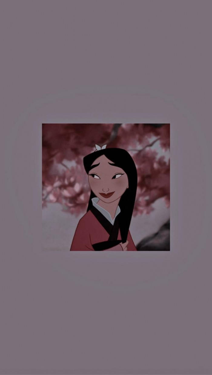 Mulan Dark Aesthetic Cartoon Disney Wallpaper