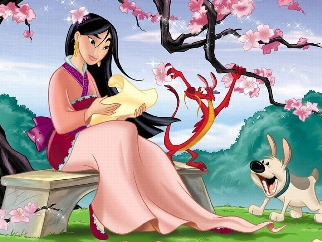 Mulan Disney Beautiful Princess Wallpaper