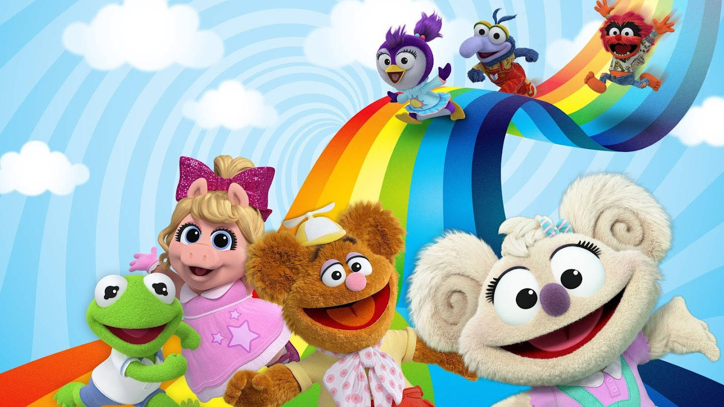 Muppet Babies Rainbow Slide Wallpaper