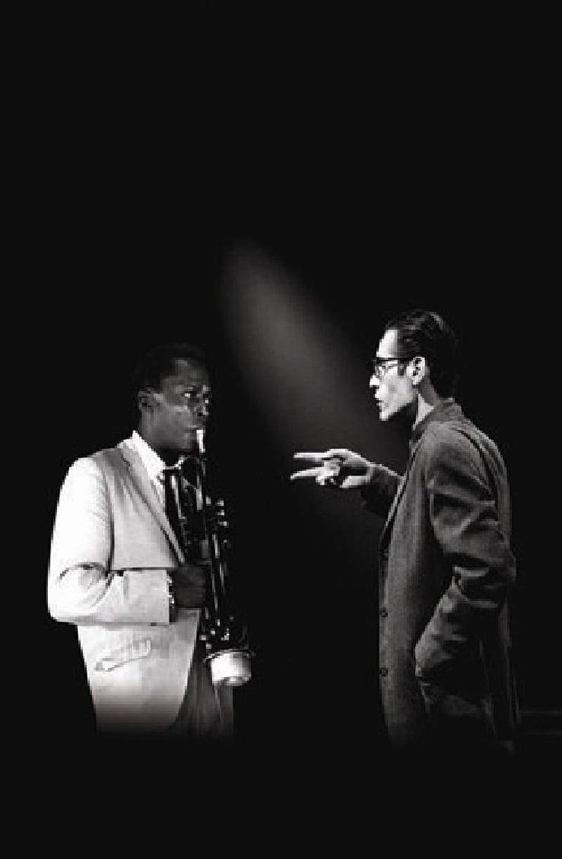 Musical Artist Miles Davis And Bill Evans Wallpaper