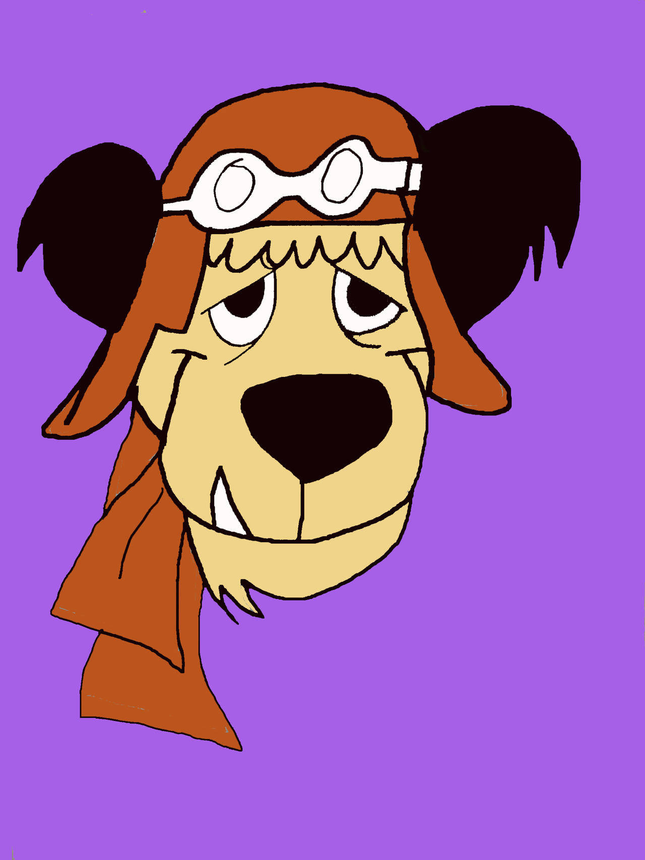 Muttley In Purple Wallpaper