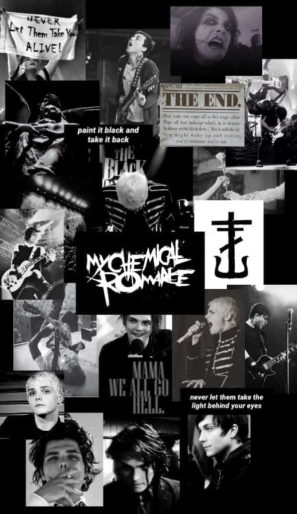 My Chemical Romance Collage Tribute Wallpaper