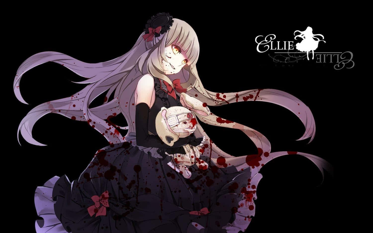 Mysterious Psycho Anime Girl Wallpaper