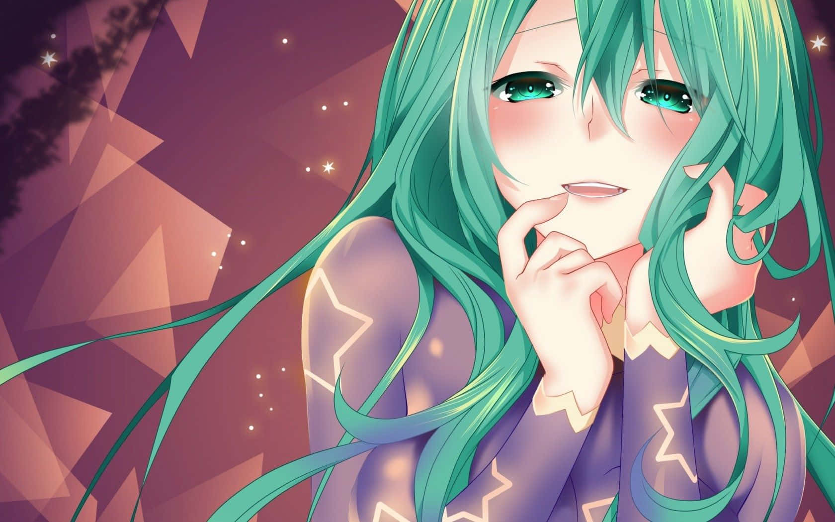Mysterious Psycho Anime Girl Wallpaper