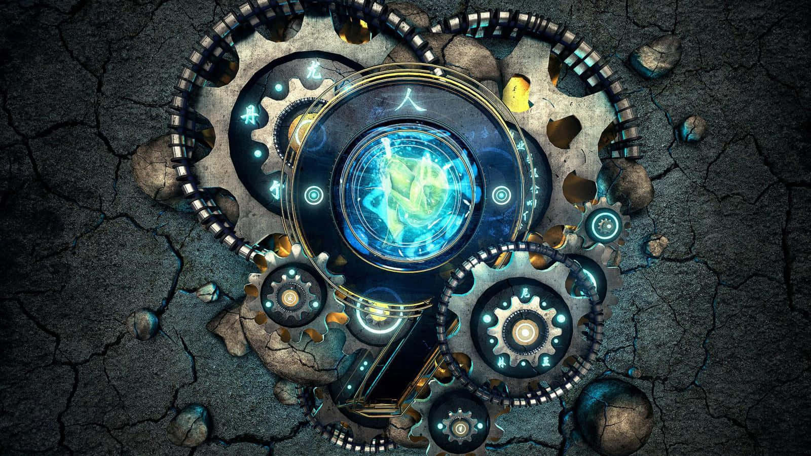 Mystical_ Mechanical_ Orb Wallpaper