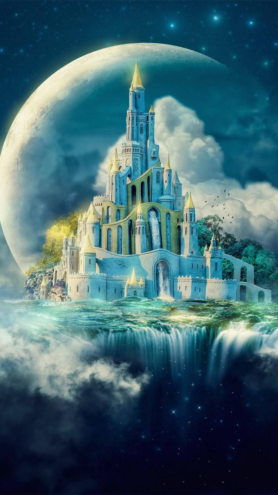 Mystical Moonlit Castle - All Best Wallpaper