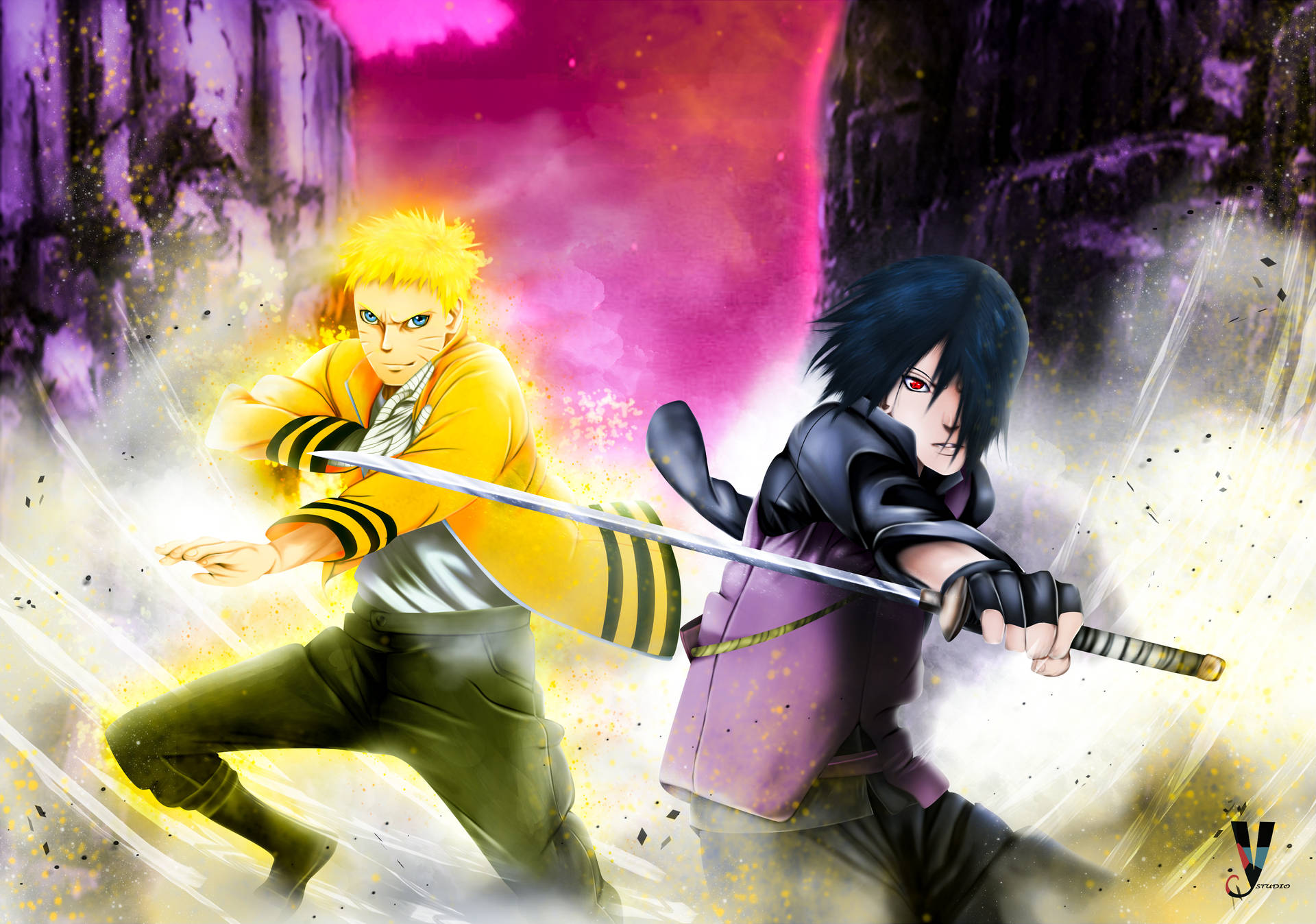 Download free Naruto And Sasuke In Boruto Wallpaper - MrWallpaper.com