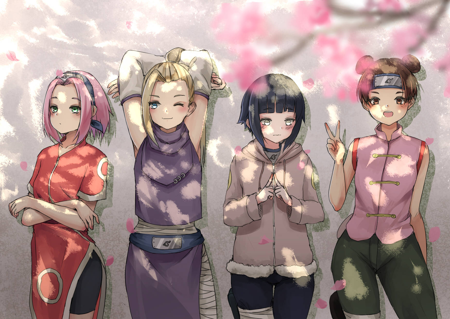 Naruto Girls As Kids Wallpaper