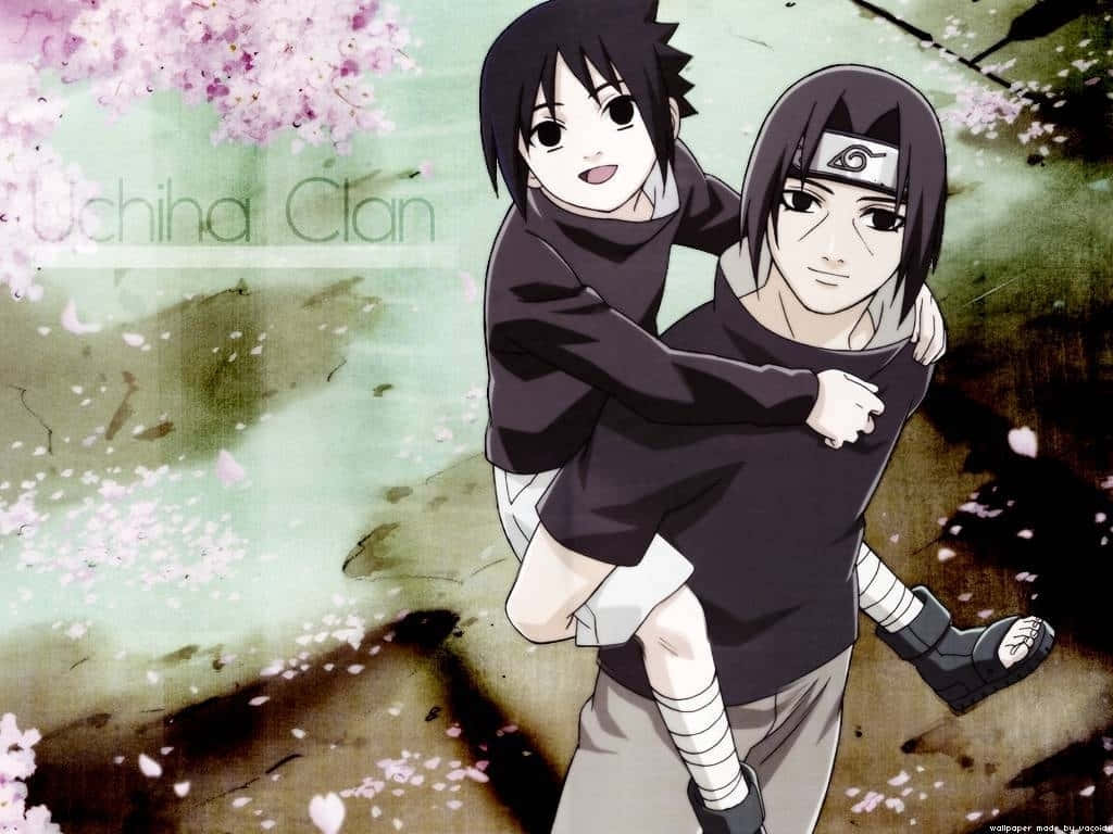 Naruto Itachi And Young Sasuke Wallpaper