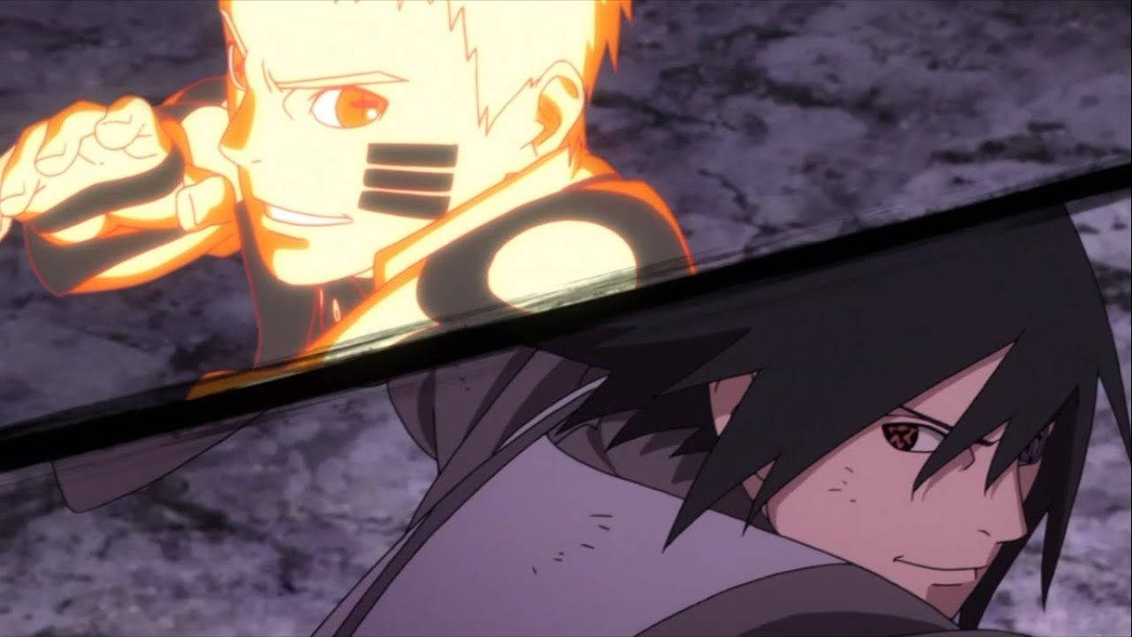 Naruto Live Sasuke Fight Split-screen Wallpaper