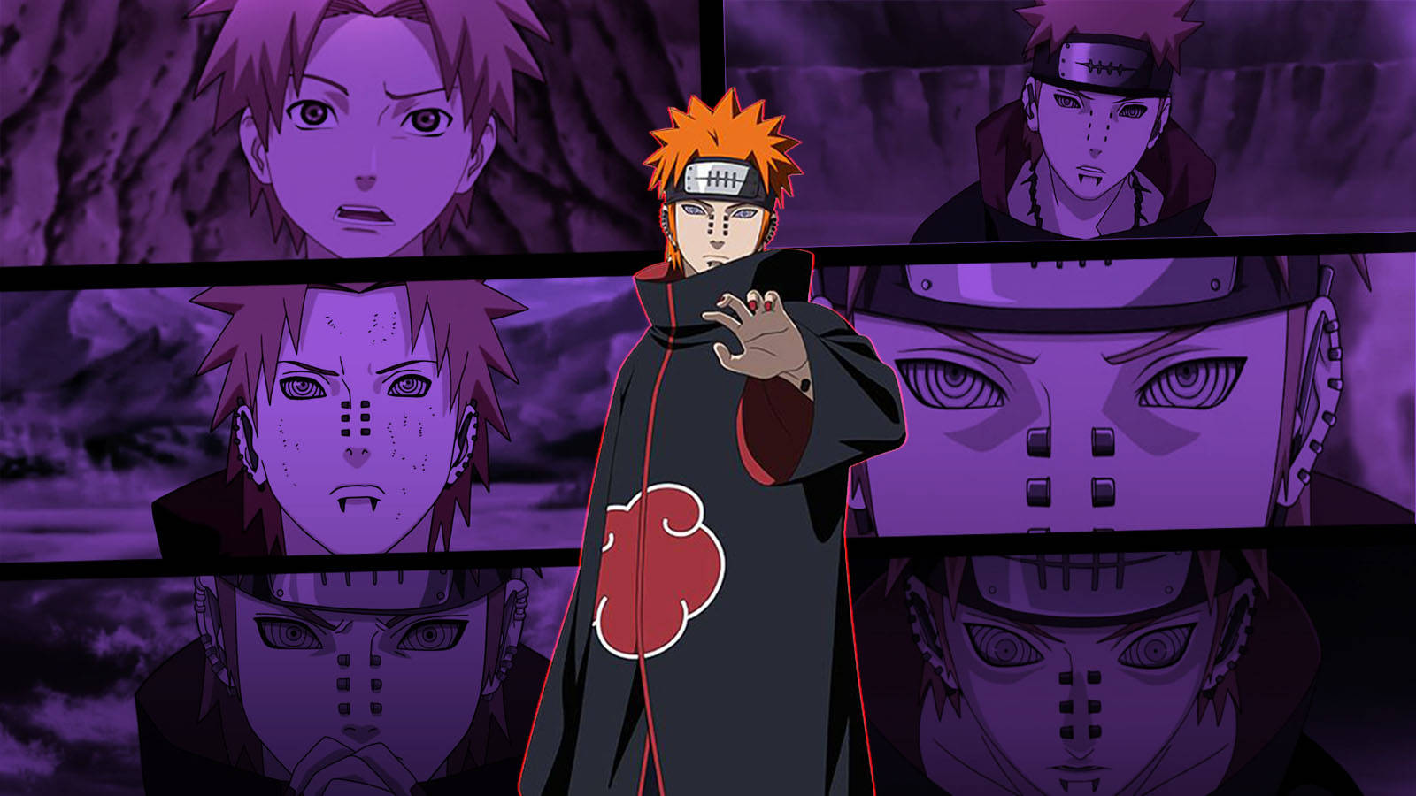 Naruto Pain Collage Wallpaper