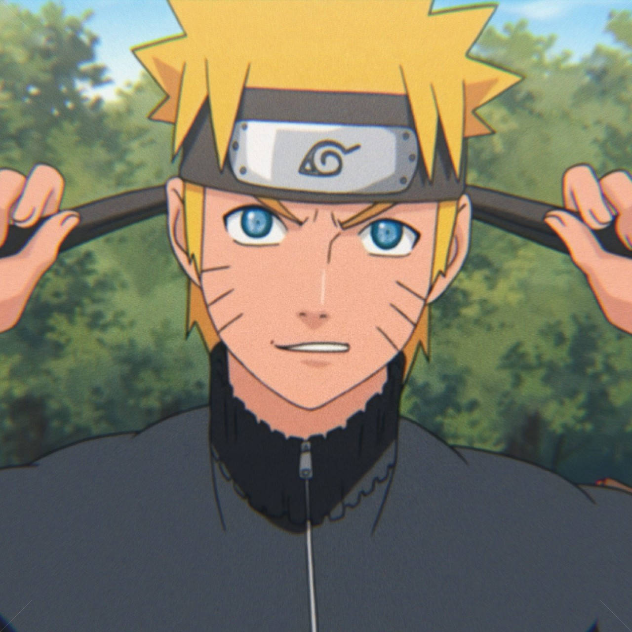 Naruto Pfp Tying Head Protector Wallpaper