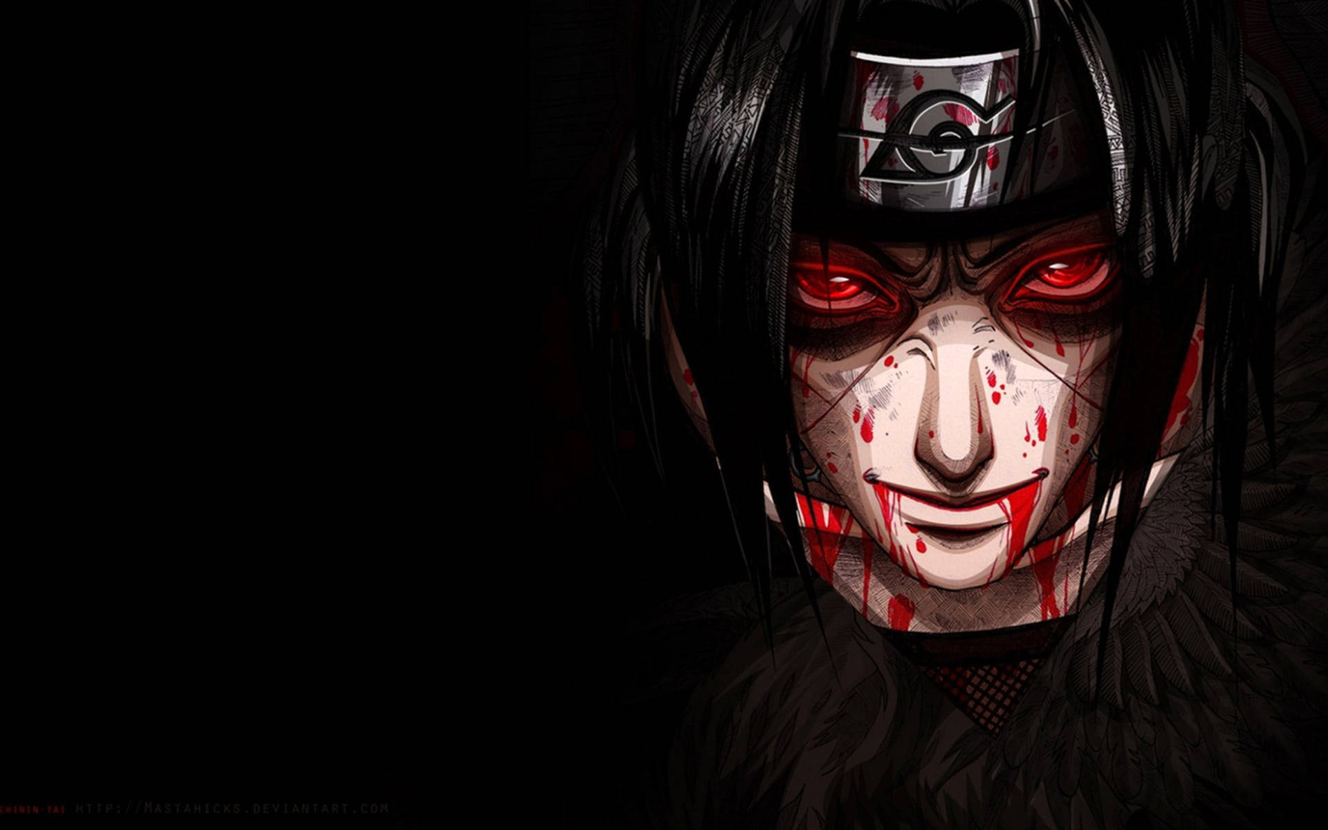 Naruto Shippudden Bloody Uchiha Itachi Pfp Wallpaper