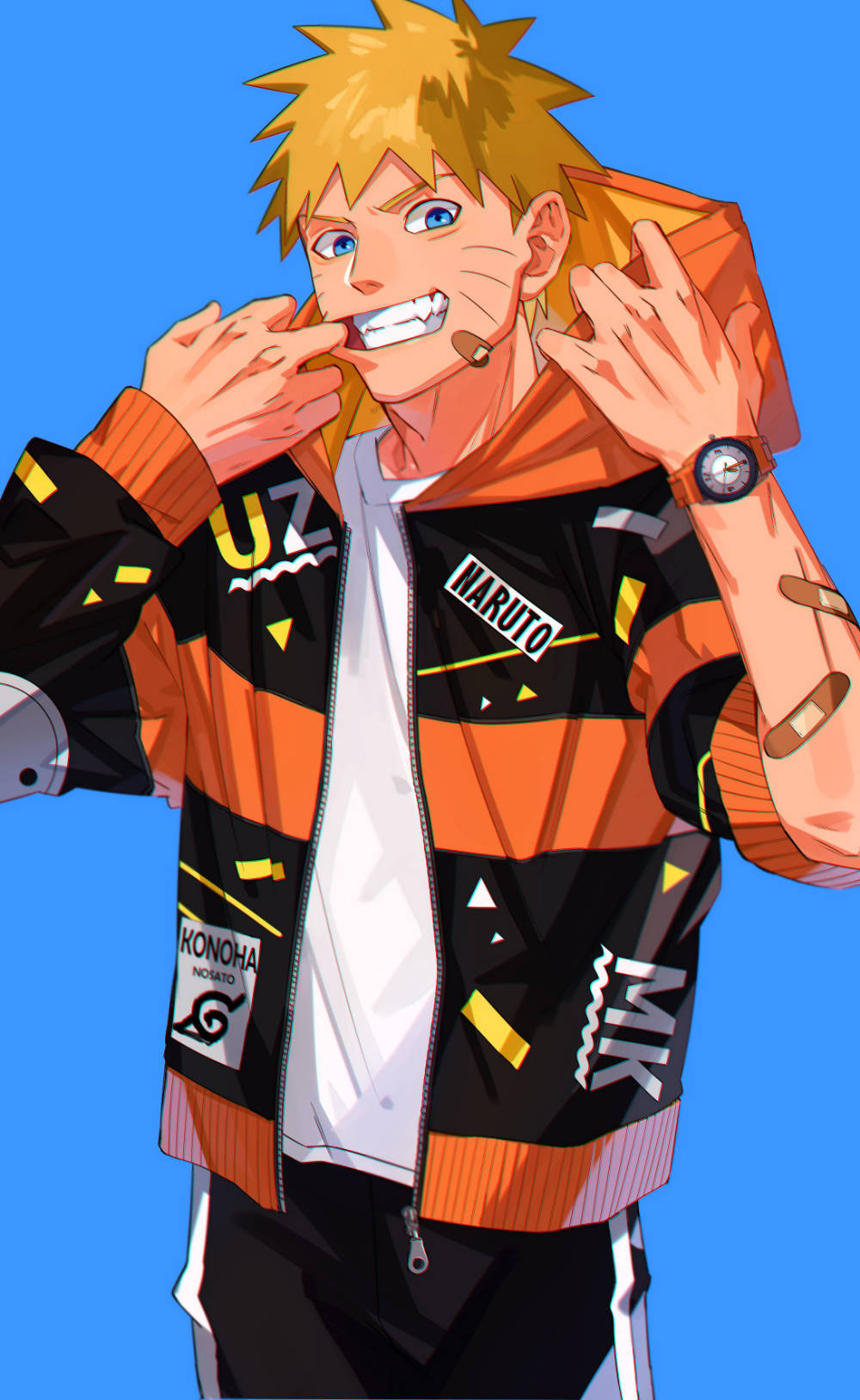 Naruto Smile Bandaids Wallpaper