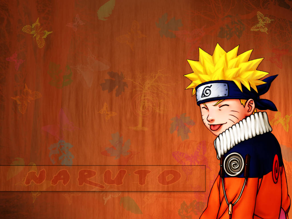 Naruto Smile Tongue Wallpaper