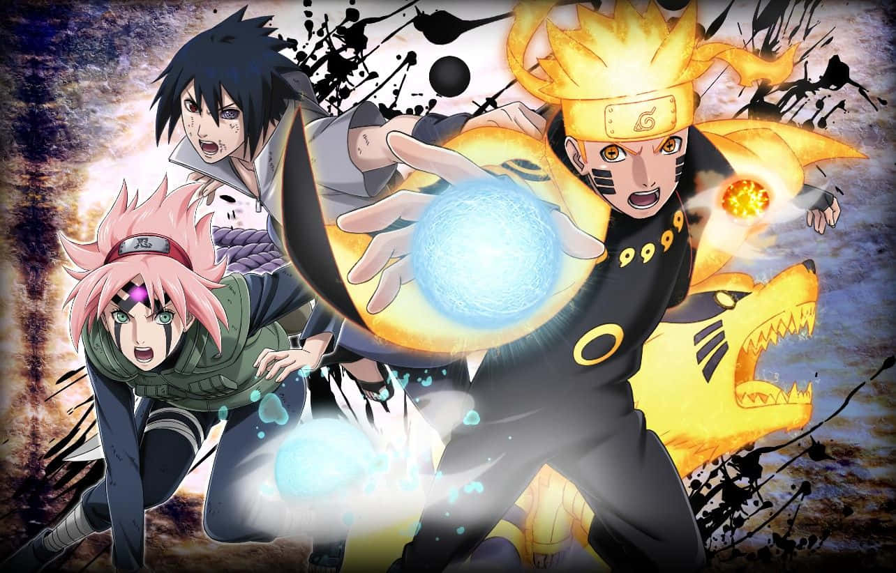 Naruto Team 7 Reunited! Wallpaper