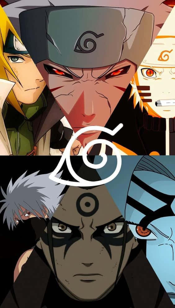 Naruto’s Electrifying Yellow Eyes Wallpaper