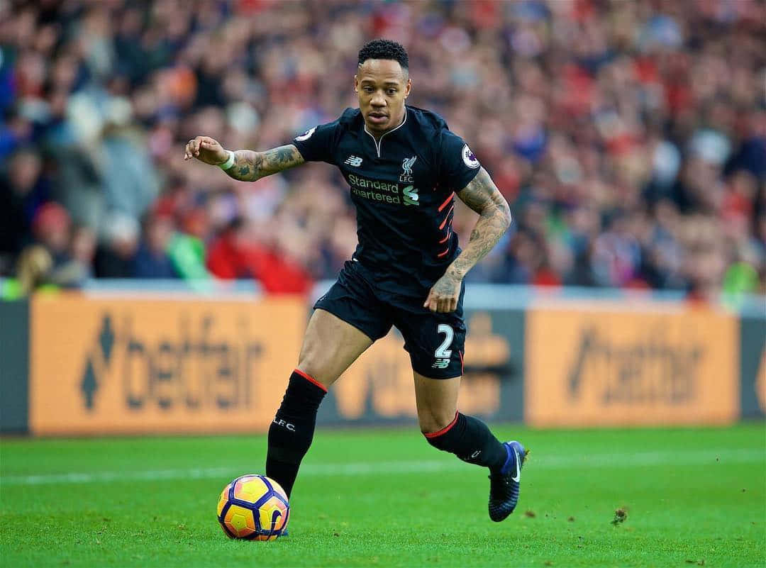 Nathaniel Clyne Black Jersey Full Body Wallpaper