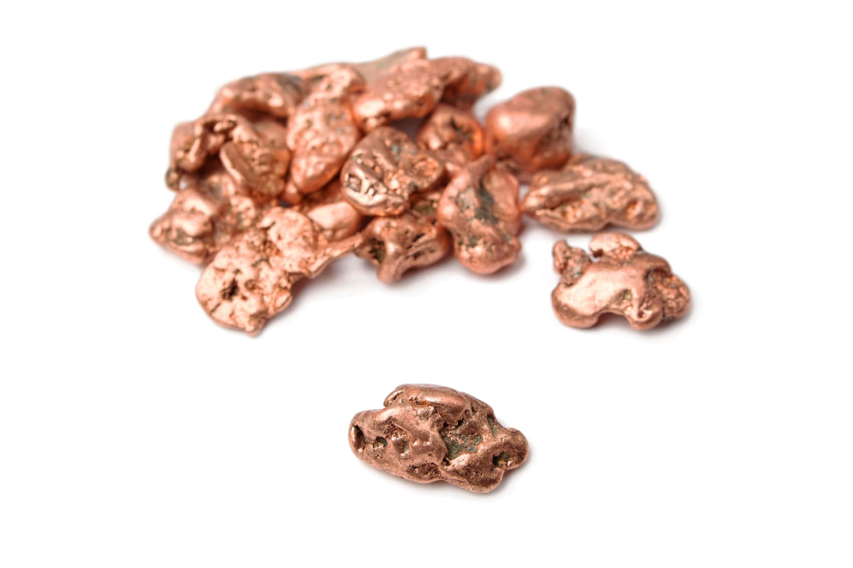 Native Copper Nuggets Wallpaper