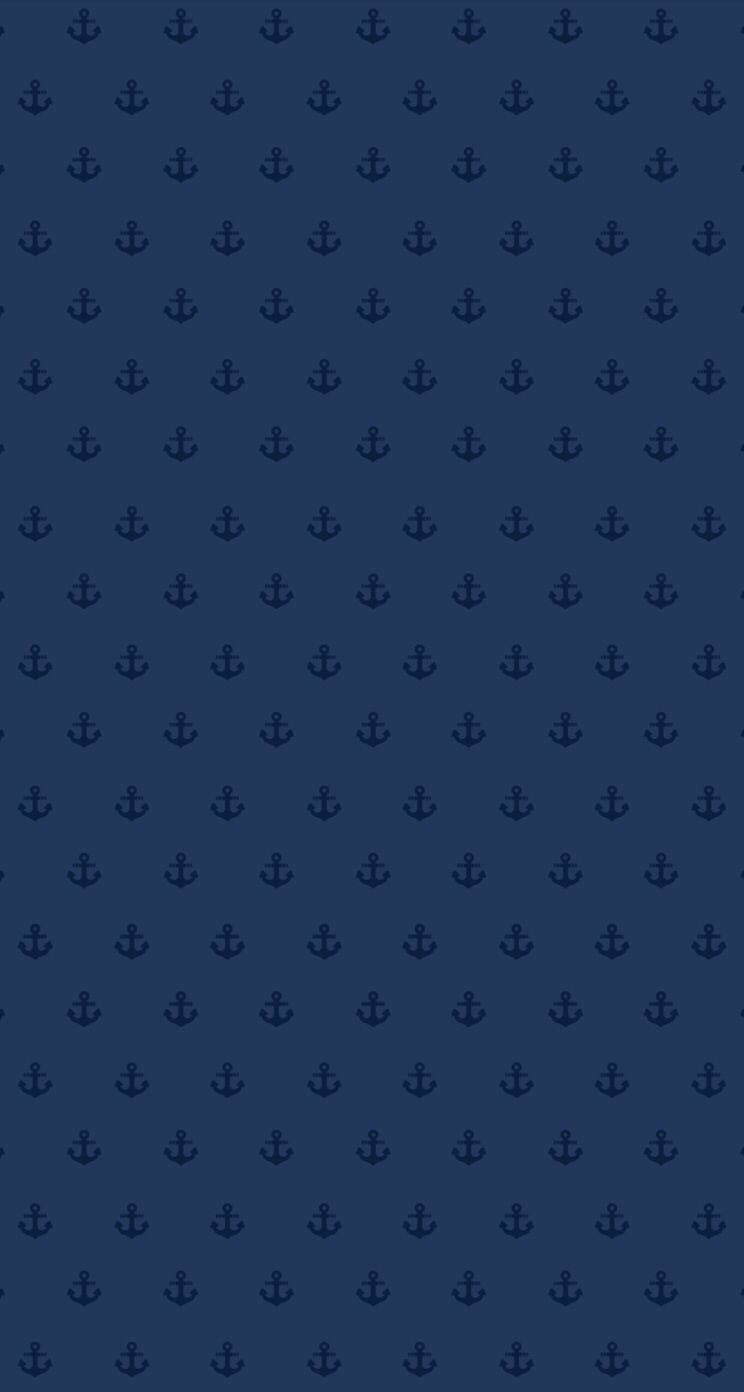 Navy Blue Elegance - The Iphone In Captivating Navy Blue Wallpaper