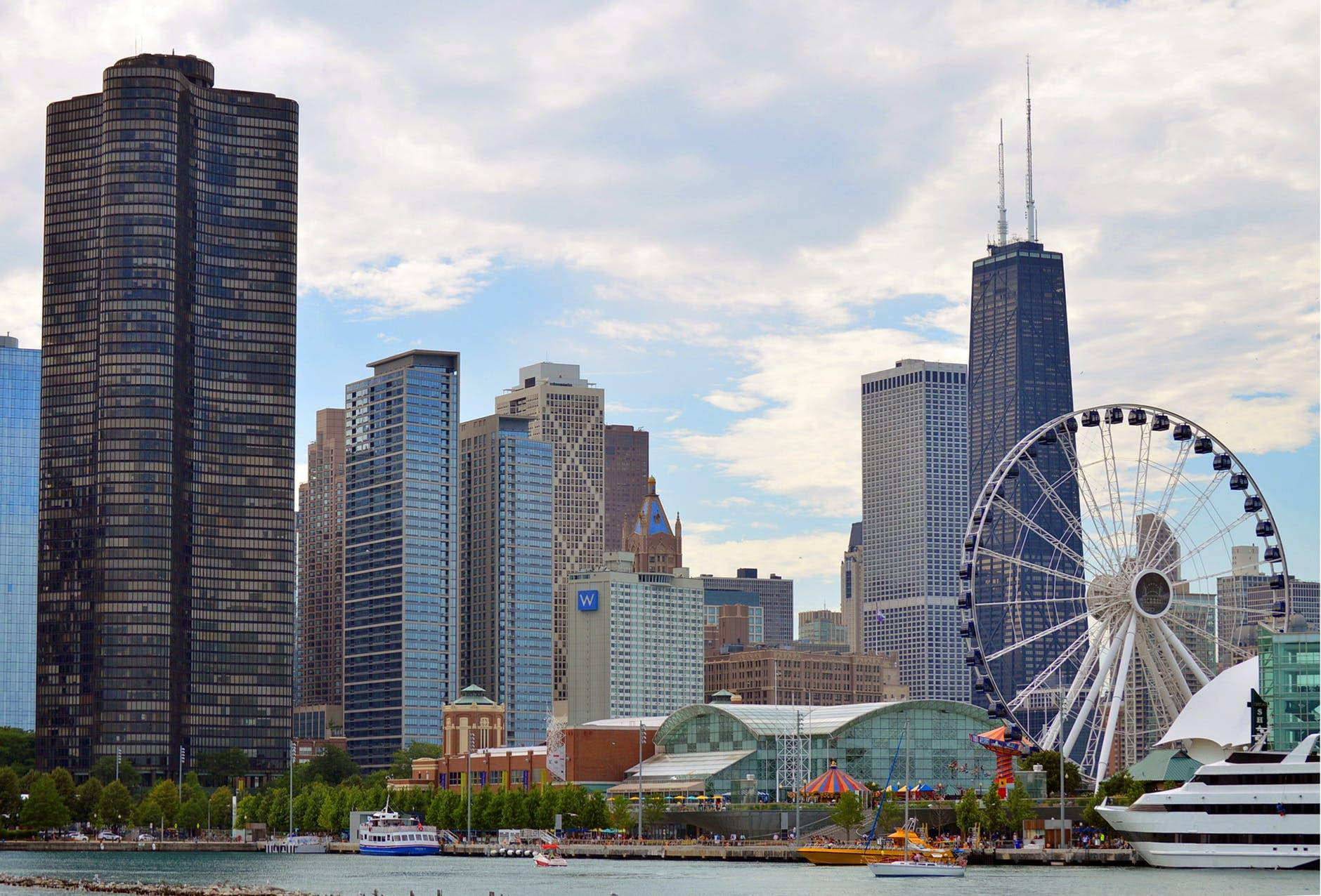 Navy Pier In Chicago, Illinois Wallpaper