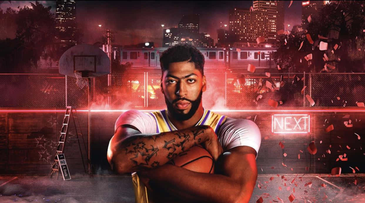 Nba 2k20 In Action: Dominating The Court Wallpaper