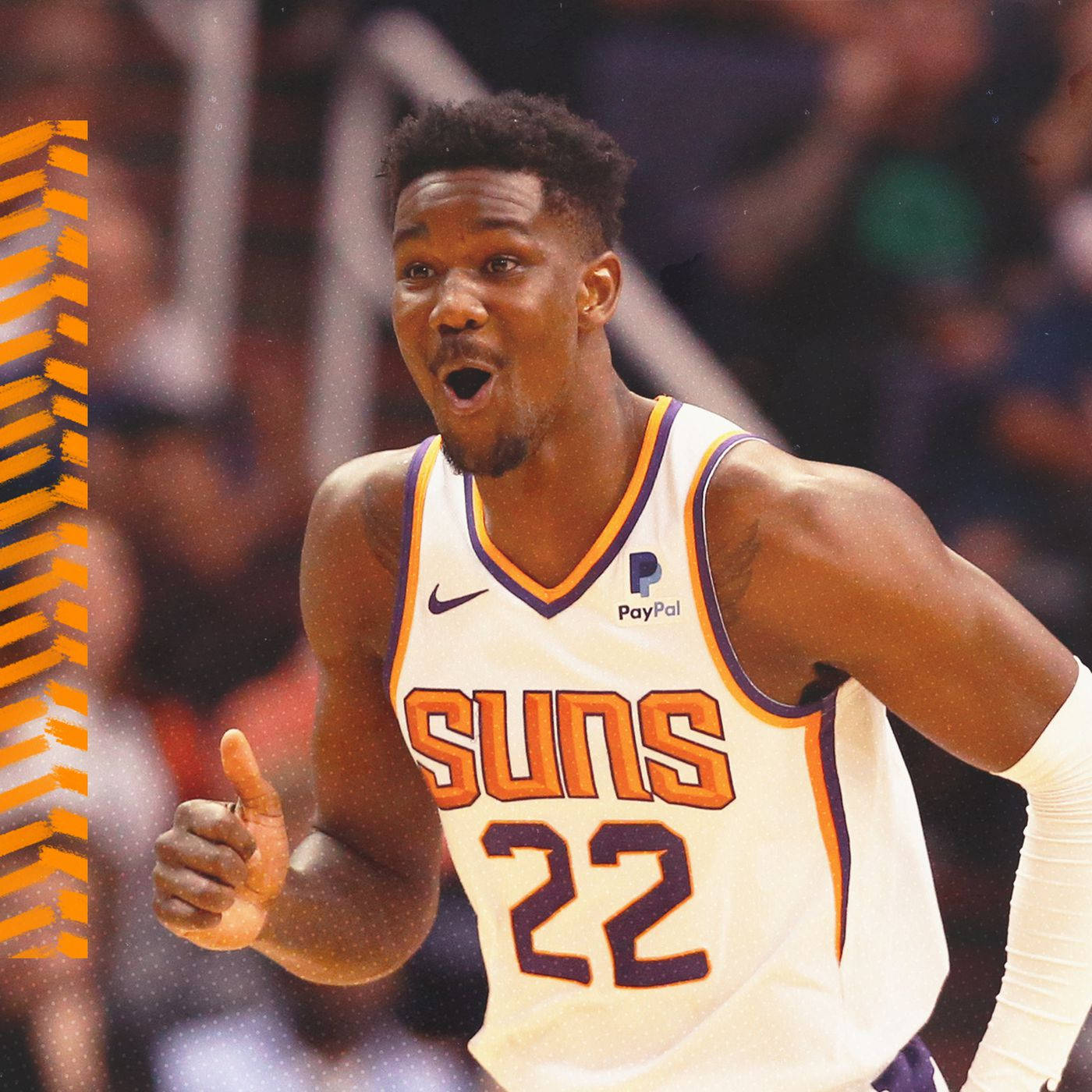 Nba Conference Deandre Ayton Phoenix Suns Wallpaper