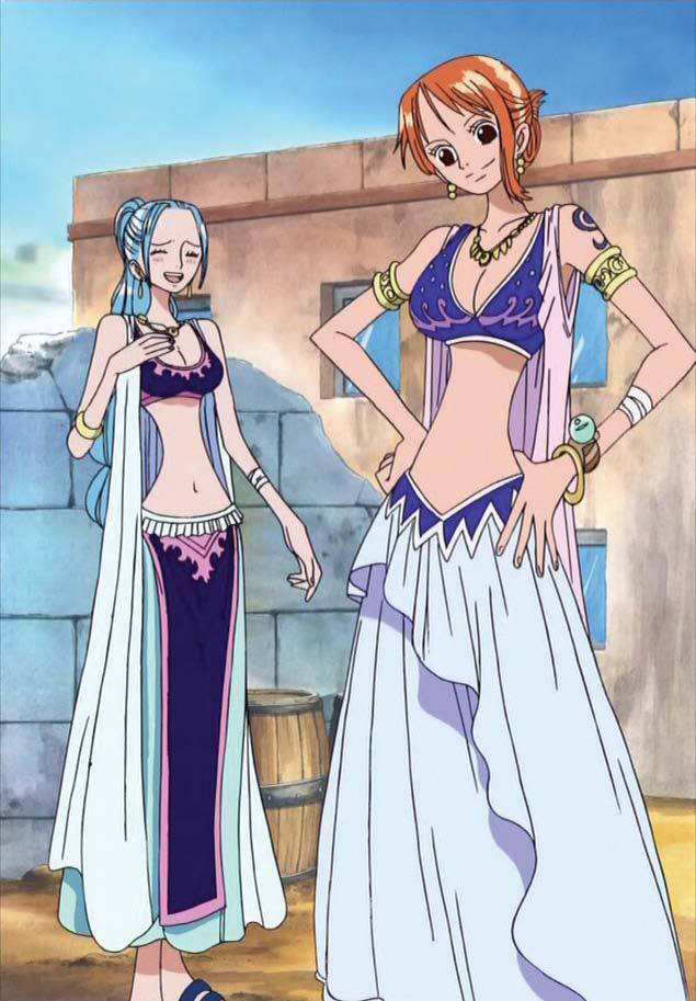 Nefertari Vivi With Nami Wallpaper