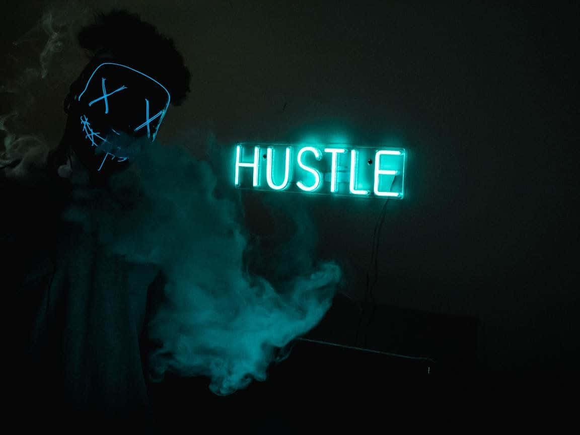 Neon Mask 1152 X 864 Wallpaper