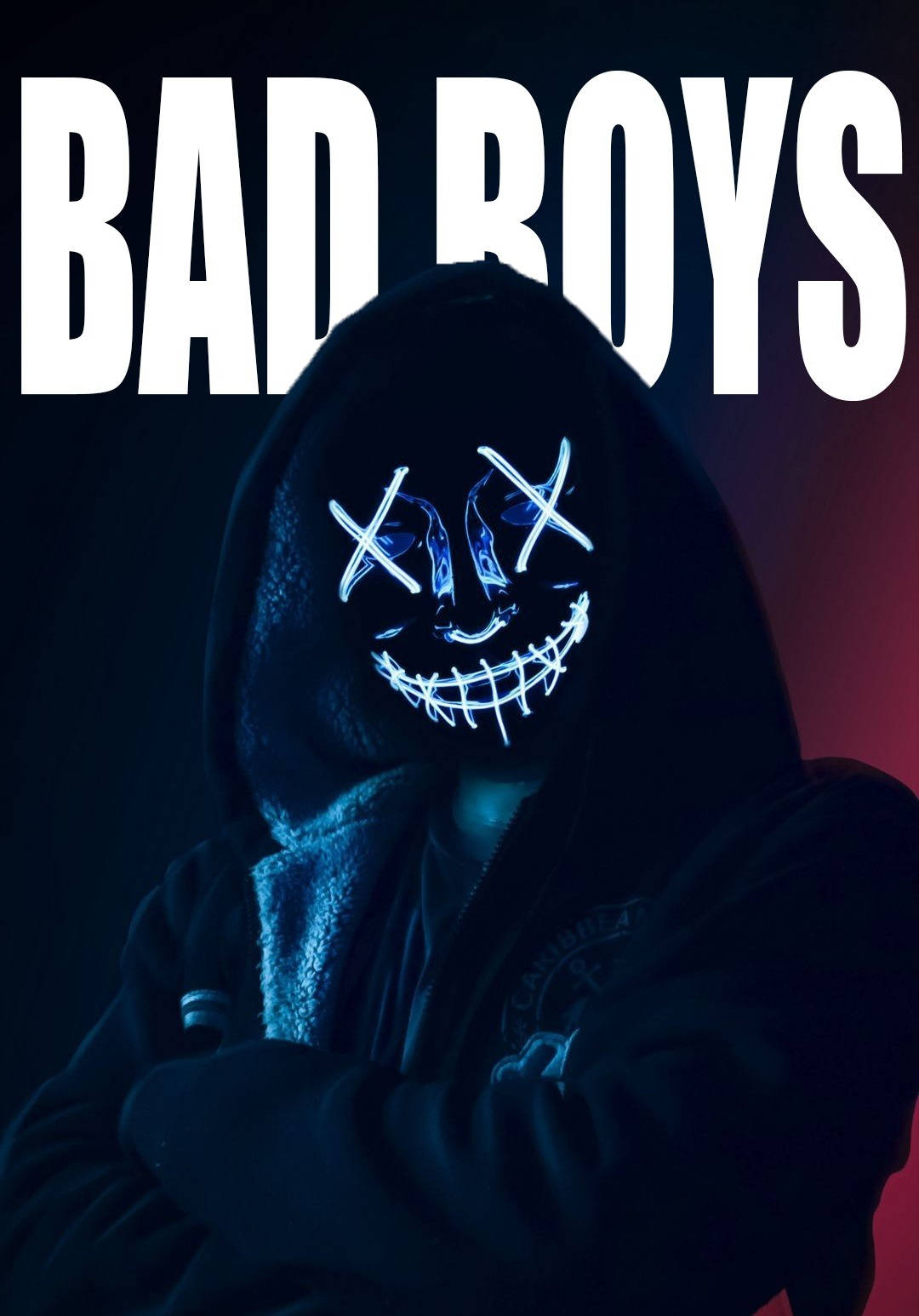 Neon Masked Bad Boy Wallpaper
