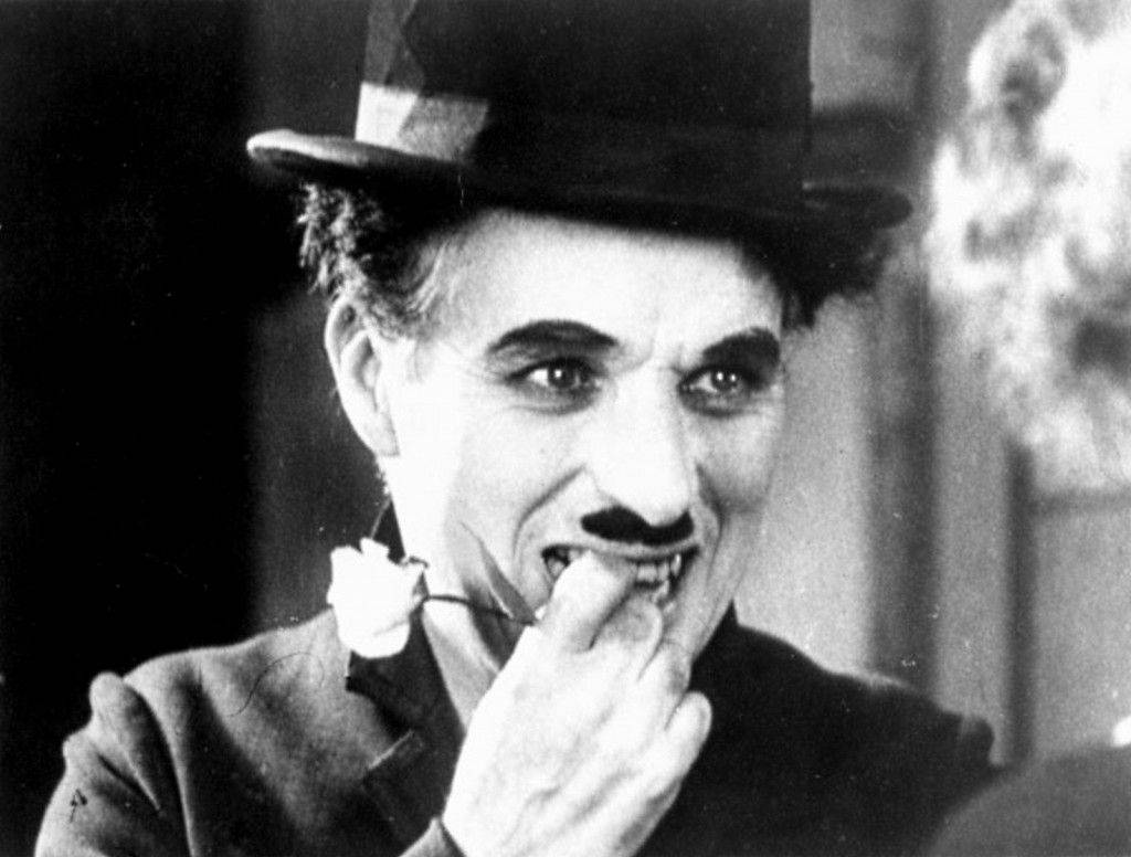 Nervous Charlie Chaplin Wallpaper