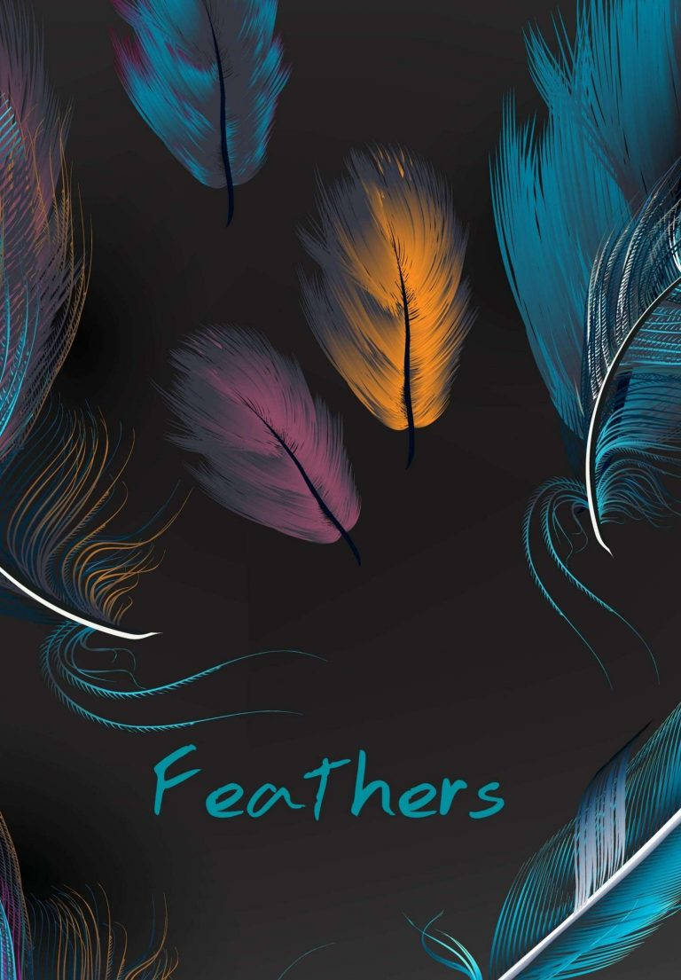New Ipad 2021 With Colorful Feather Display Wallpaper