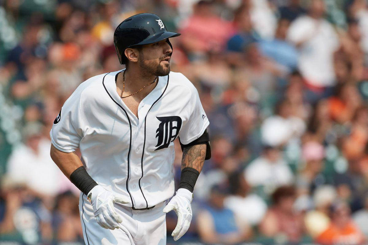 Nick Castellanos Watches The Game Intently Wallpaper