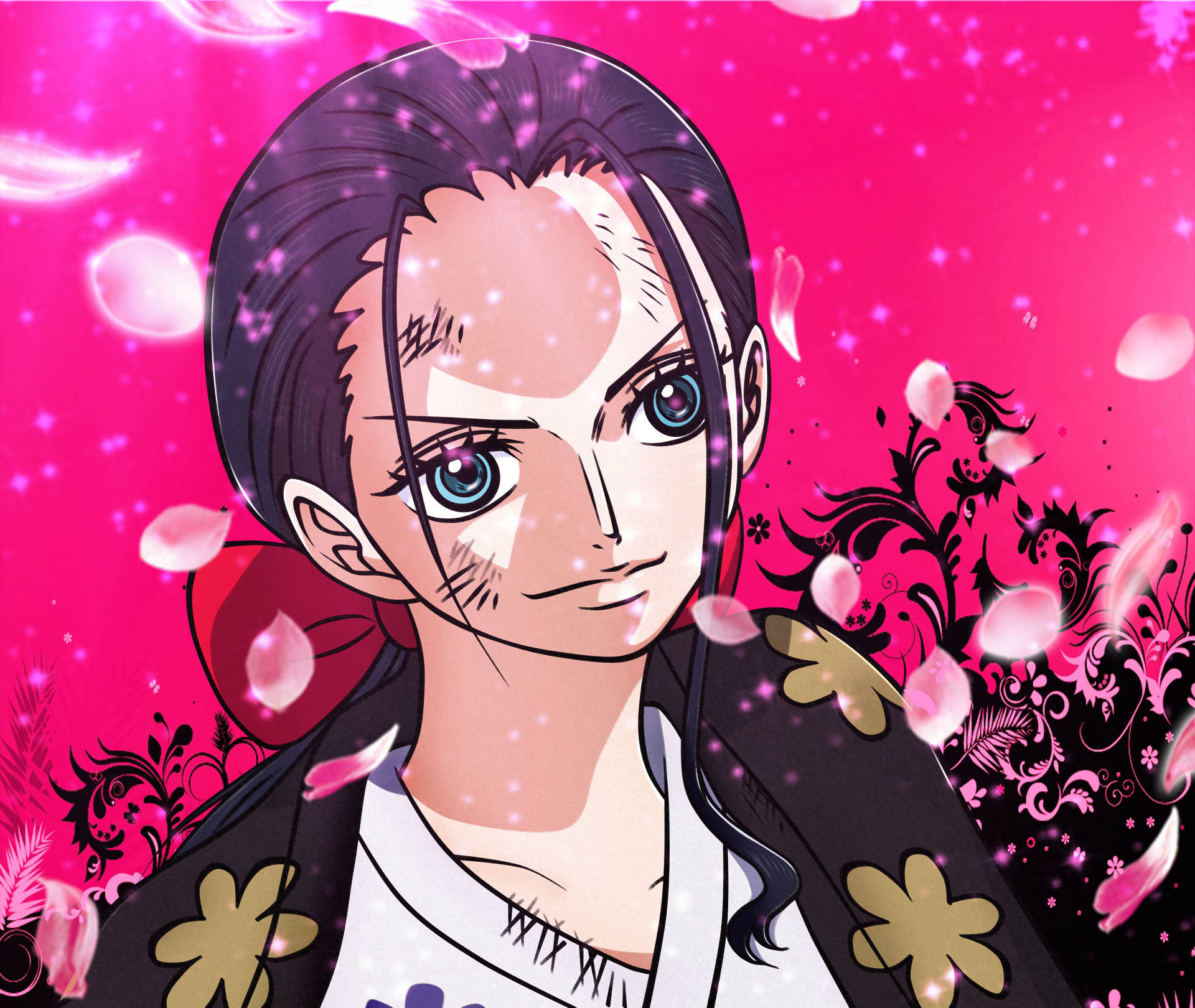 Download free Nico Robin One Piece Floral Wallpaper - MrWallpaper.com